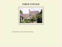 Tablet Screenshot of forge-cottage.co.uk